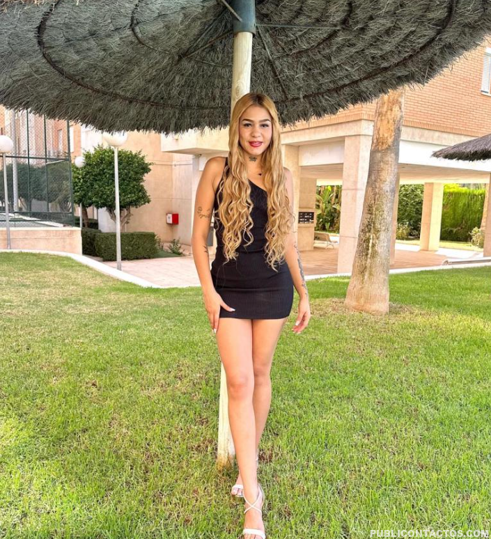 Recién llegada mía rubia